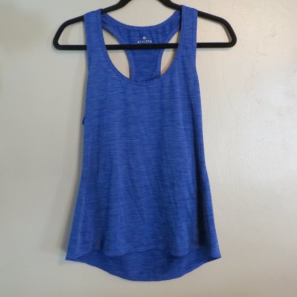 Athleta Tops - Athleta Racerback Sheer Workout Tank Size M